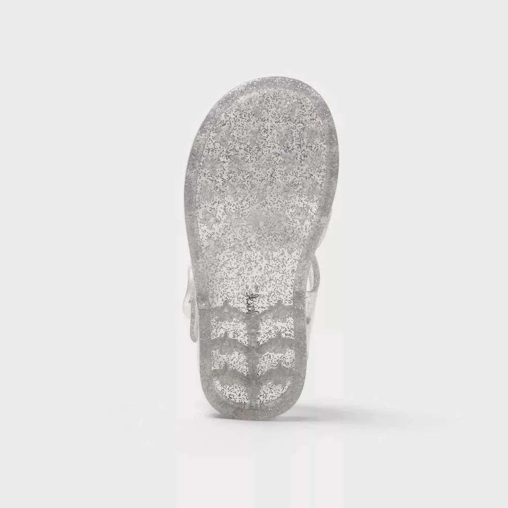 Toddler Girl Sunny Jelly Sandals by Cat & Jack Clear Size 6 New With Tags